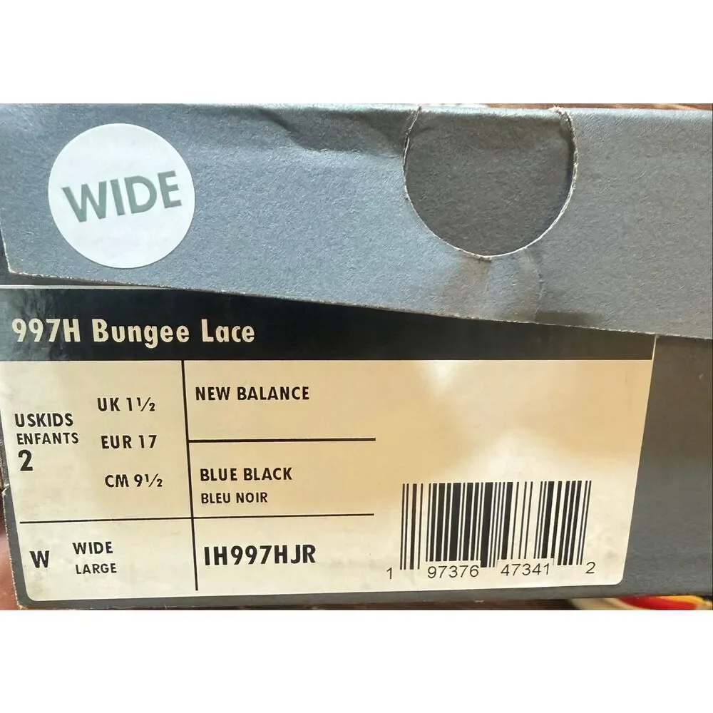 New Balance Baby Boys' 997h Bungee Sneakers Size 2